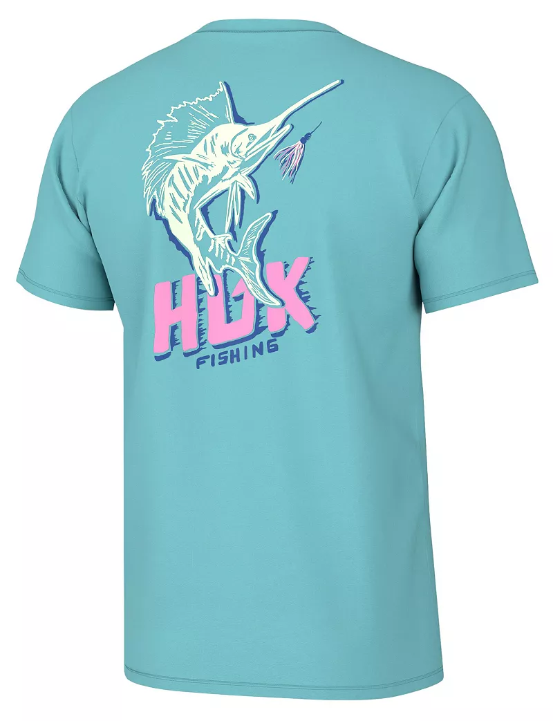 

Мужская футболка HUK Sail Bones, цвет Marine blue