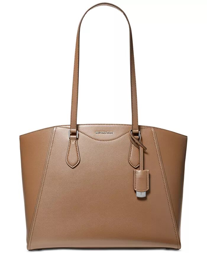 

Большая кожаная сумка Taryn Michael Kors, коричневый