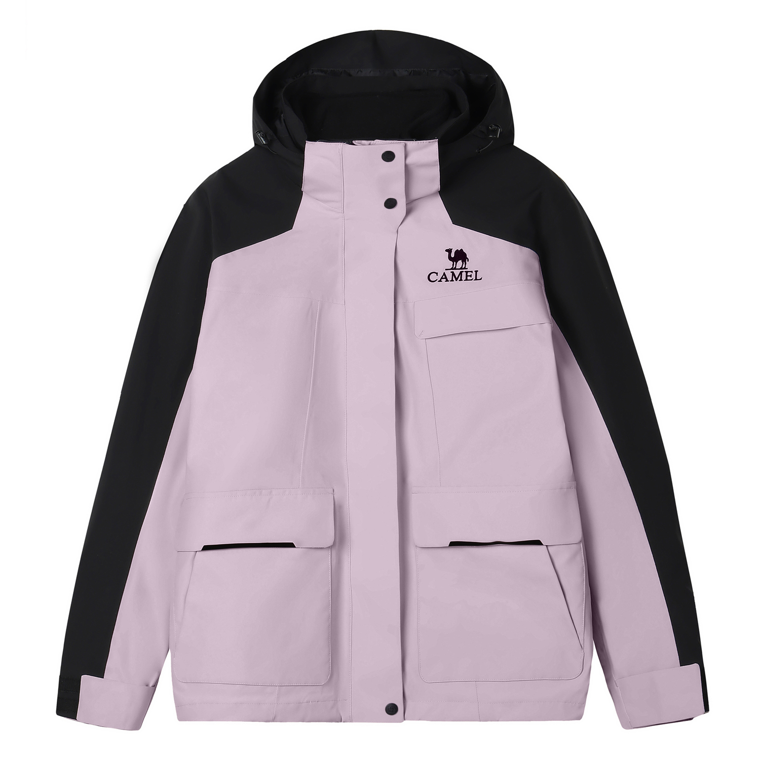 

CAMEL Ветровка для женщин All Weather, Phantom Black/Eggplant Purple