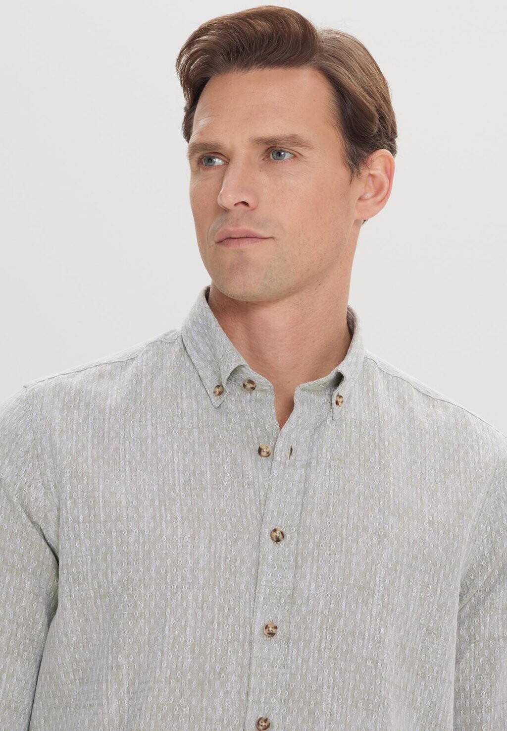 

Рубашка DOBBY WEAVE AC&CO / ALTINYILDIZ CLASSICS, зеленый