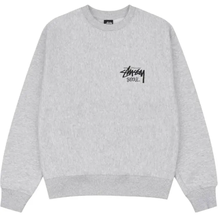 

Новая футболка New York Crew Stussy, серый