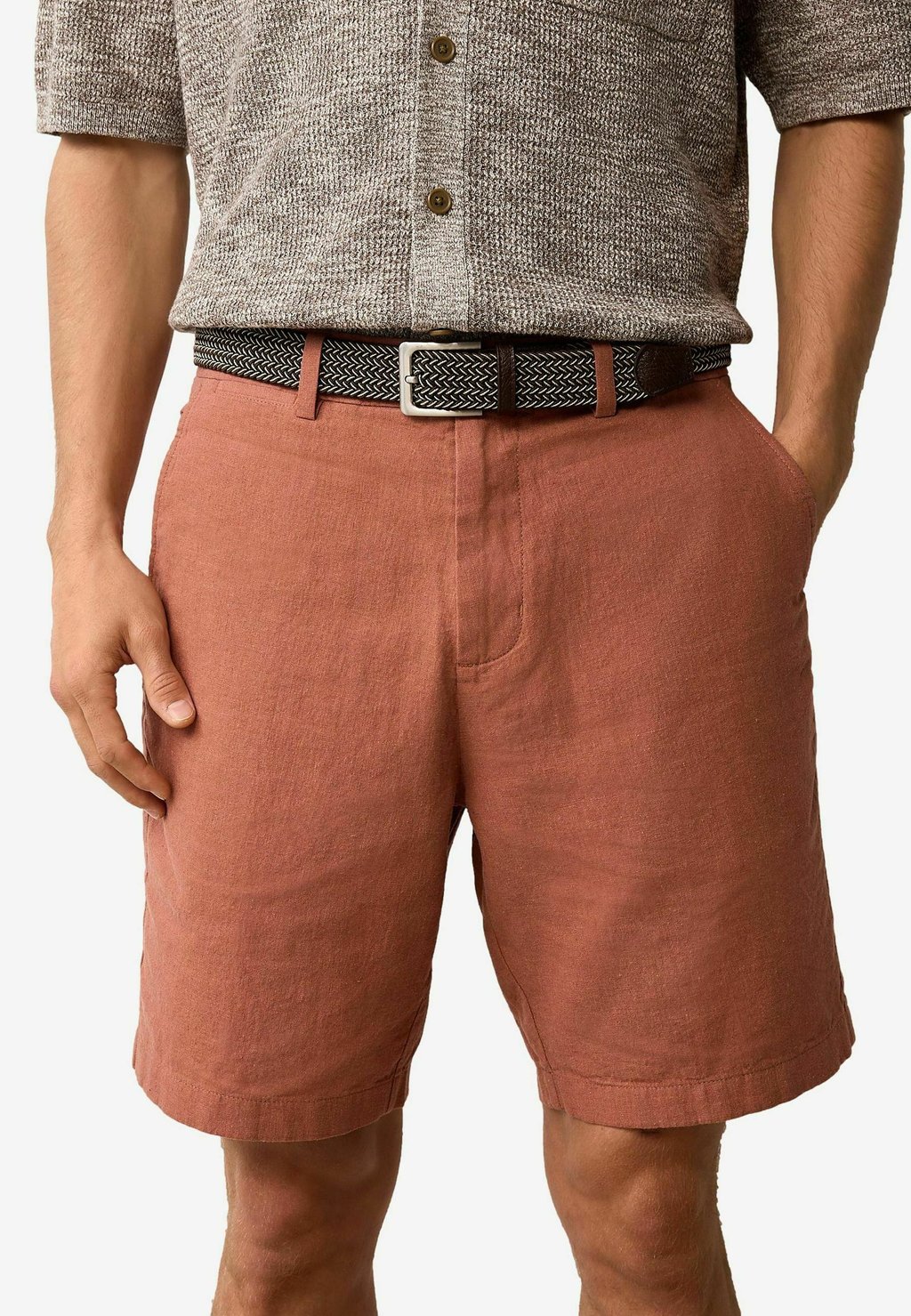 

Шорты REGULAR FIT BELTED CHINO Next, оранжевый