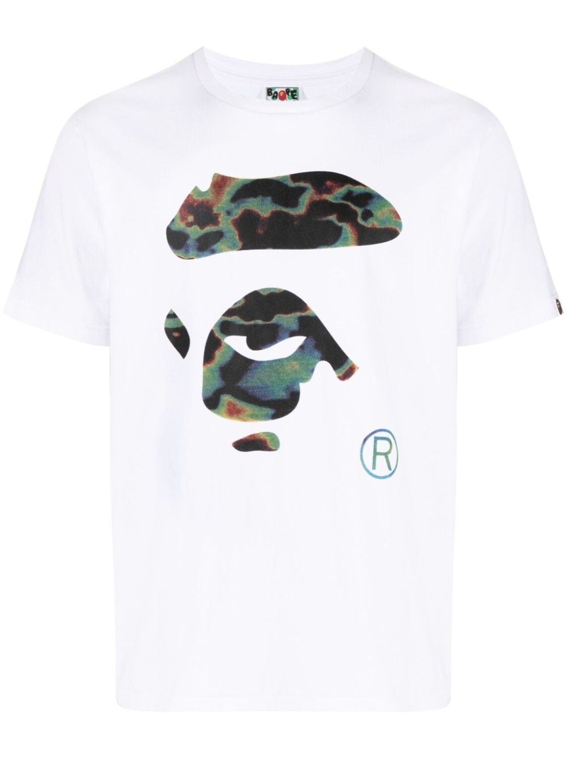 

A BATHING APE футболка с логотипом, белый
