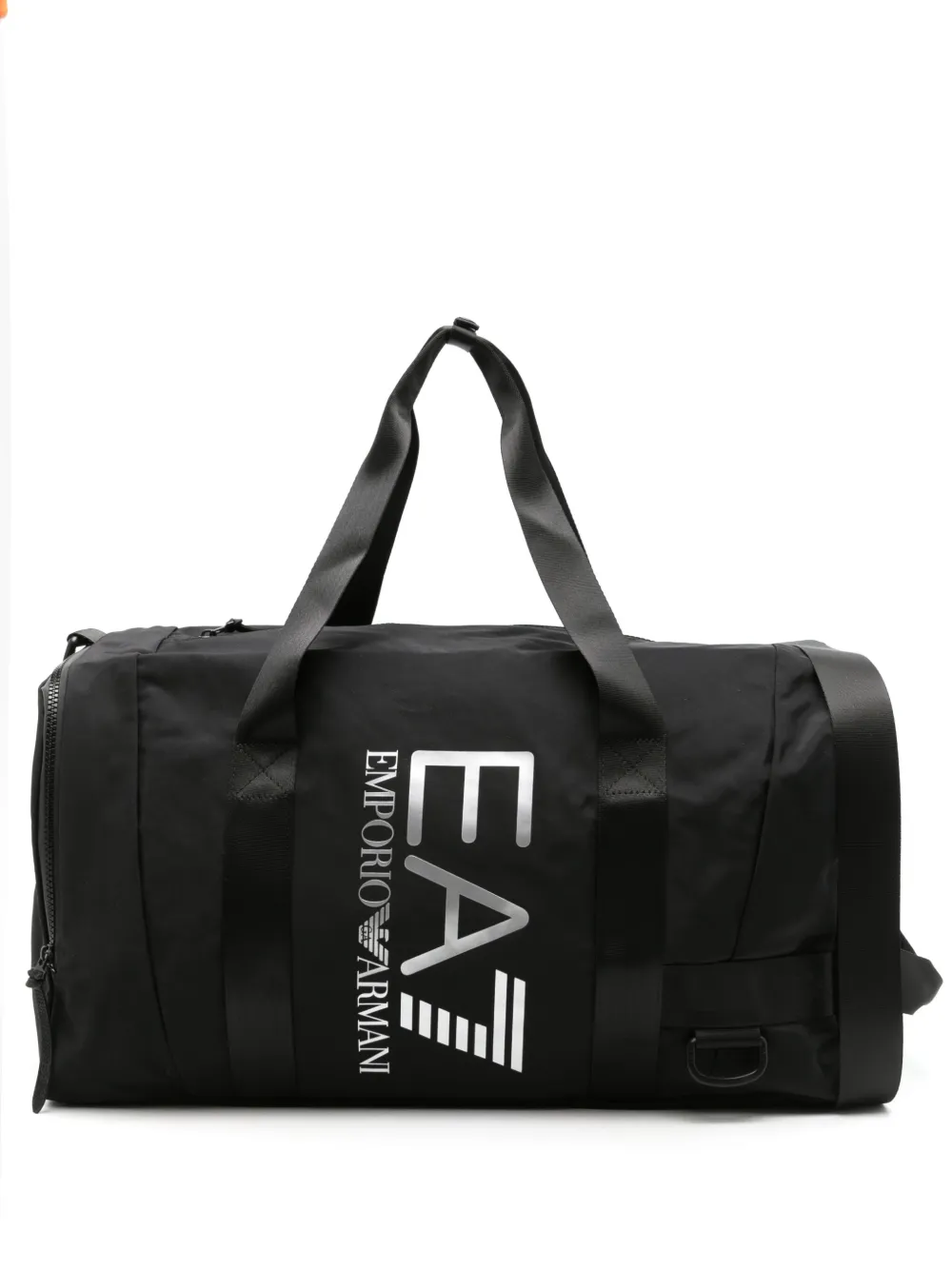 

Дорожная сумка на молнии с логотипом Ea7 Emporio Armani, черный