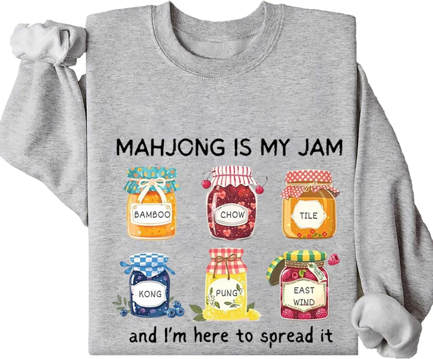 

Толстовка с принтом Mahjong Is My Jam Kzggs