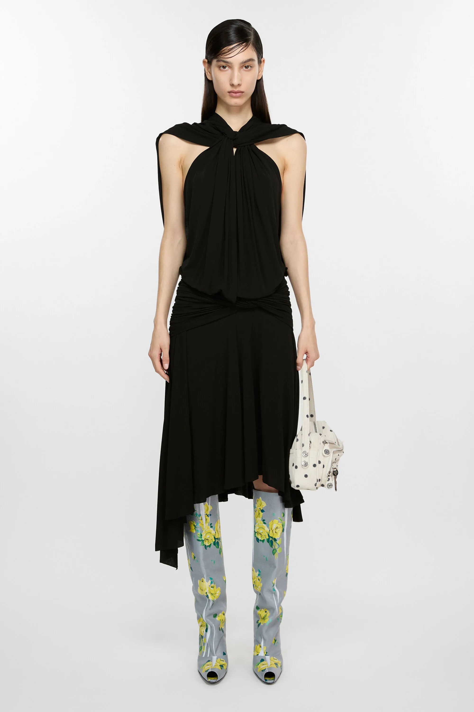 

Платье без рукавов Acne Studios, черный