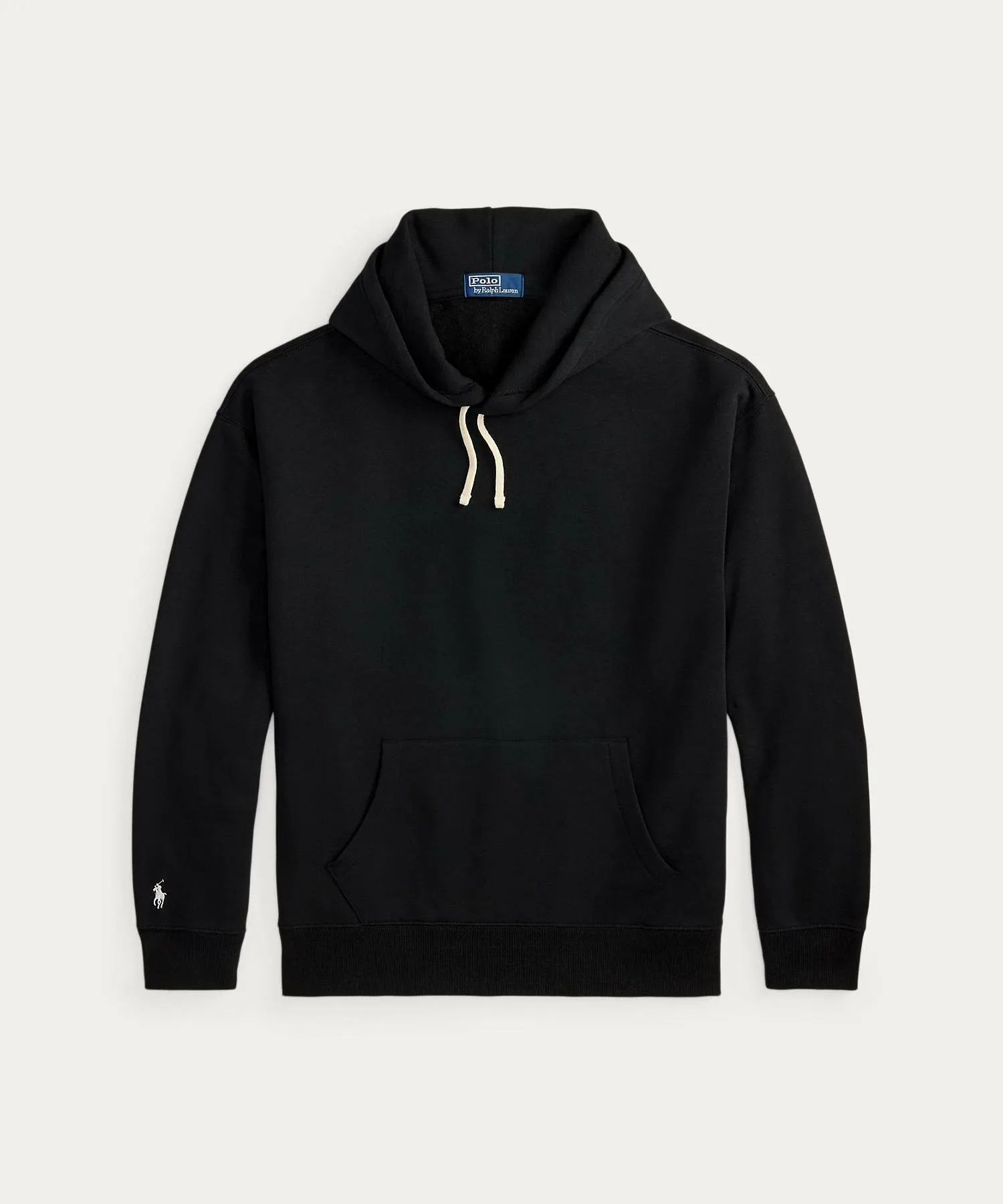 Толстовка с капюшоном из флиса большого размера Polo Ralph Lauren, 001 Black — фото 2