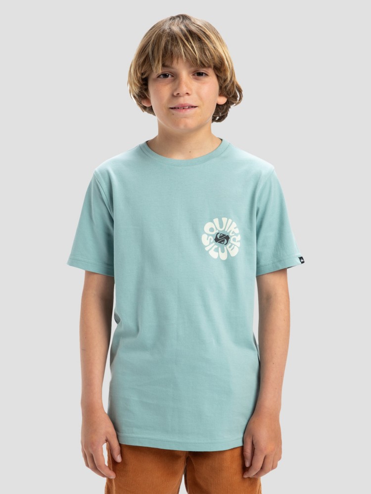 Футболка Quiksilver Evo Roads End Kids T-Shirt, aquifer — фото 2