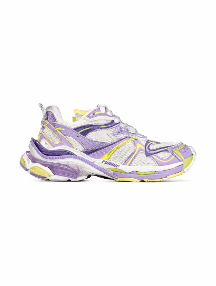

Комбинированные кроссовки Runner Balenciaga, мультиколор