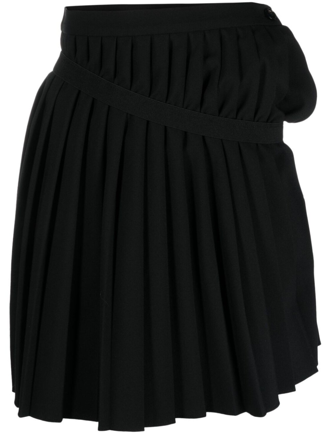 

MM6 Maison Margiela короткая юбка асимметричного кроя, черный