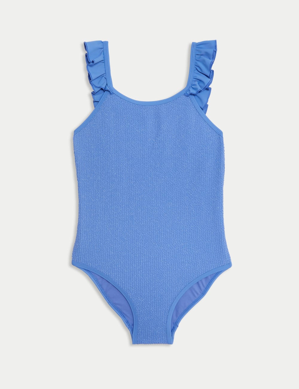 

Купальник с блестящей текстурой Marks & Spencer, синий