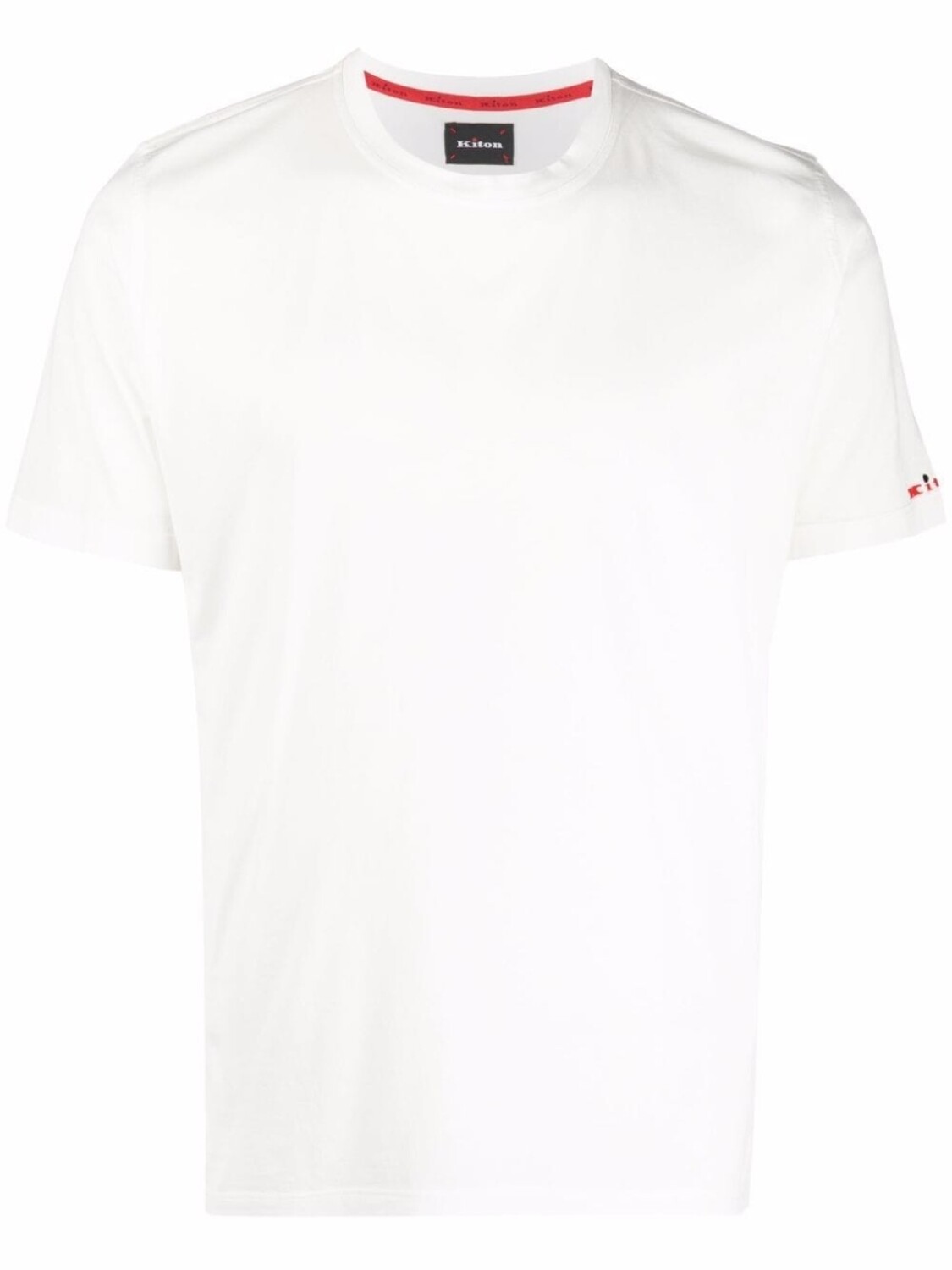 

Kiton однотонная футболка, белый