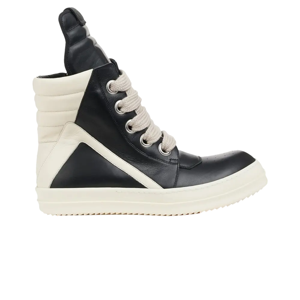 

Высокие кроссовки Rick Owens Strobe Geobasket Megalace High, черный