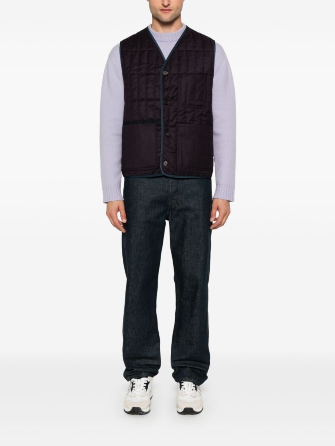 

Paul Smith стеганый фланелевый жилет, фиолетовый