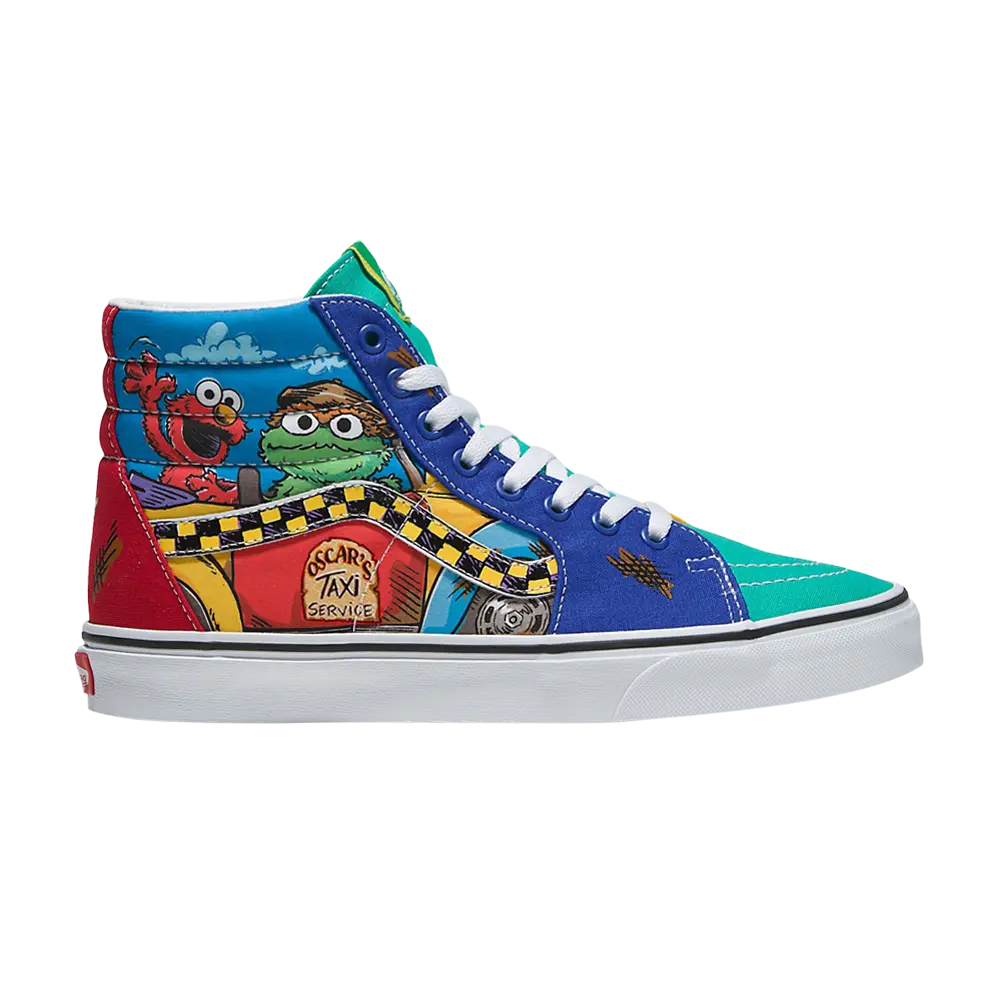 Ботинки Sesame Street x Sk8-His Taxi Service' Vans, мультиколор