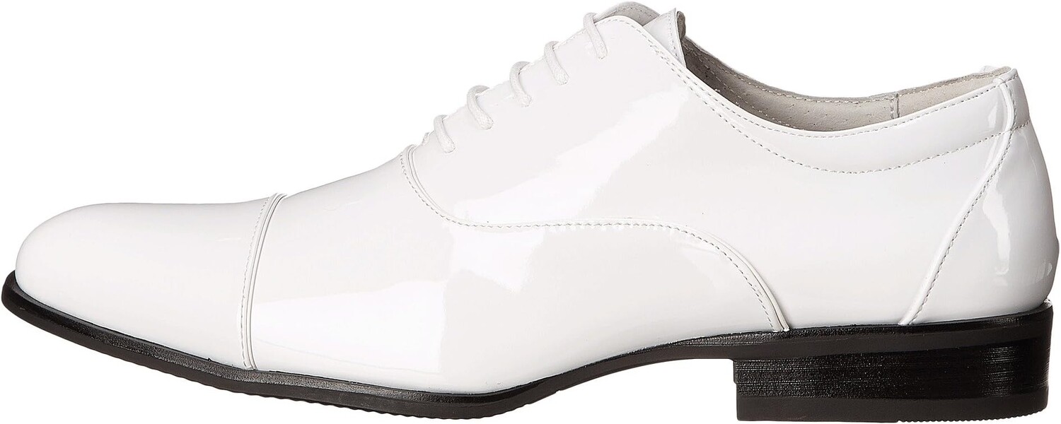 Оксфорды Gala Cap Toe Oxford Stacy Adams, цвет White Patent — фото 4
