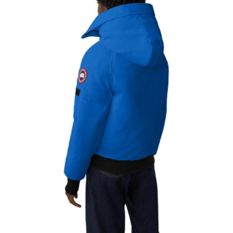 Пуховик женский синий Canada Goose — фото 4