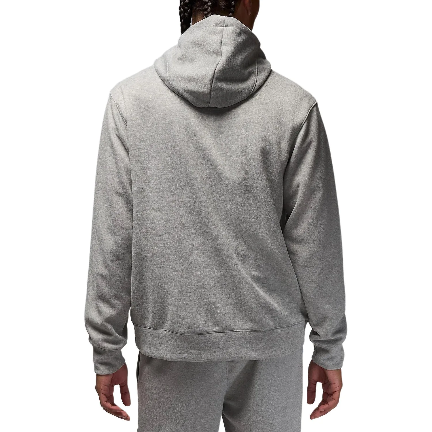 Толстовка с капюшоном из флиса для баскетбола мужская France Practice Jordan, Dark Gray Heather/Old Royal — фото 4