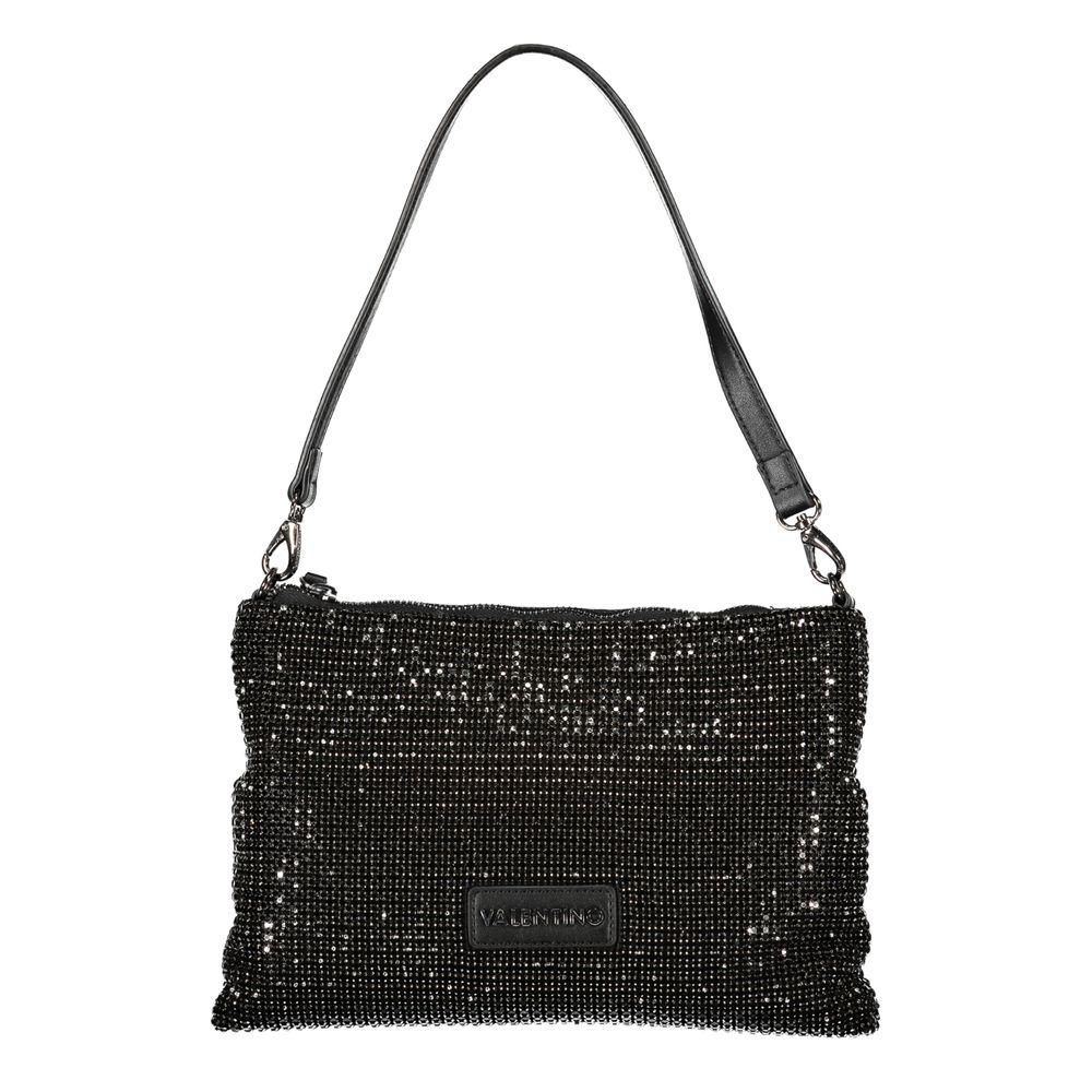 

Черная женская сумка из полиэстера со стразами Valentino Bags