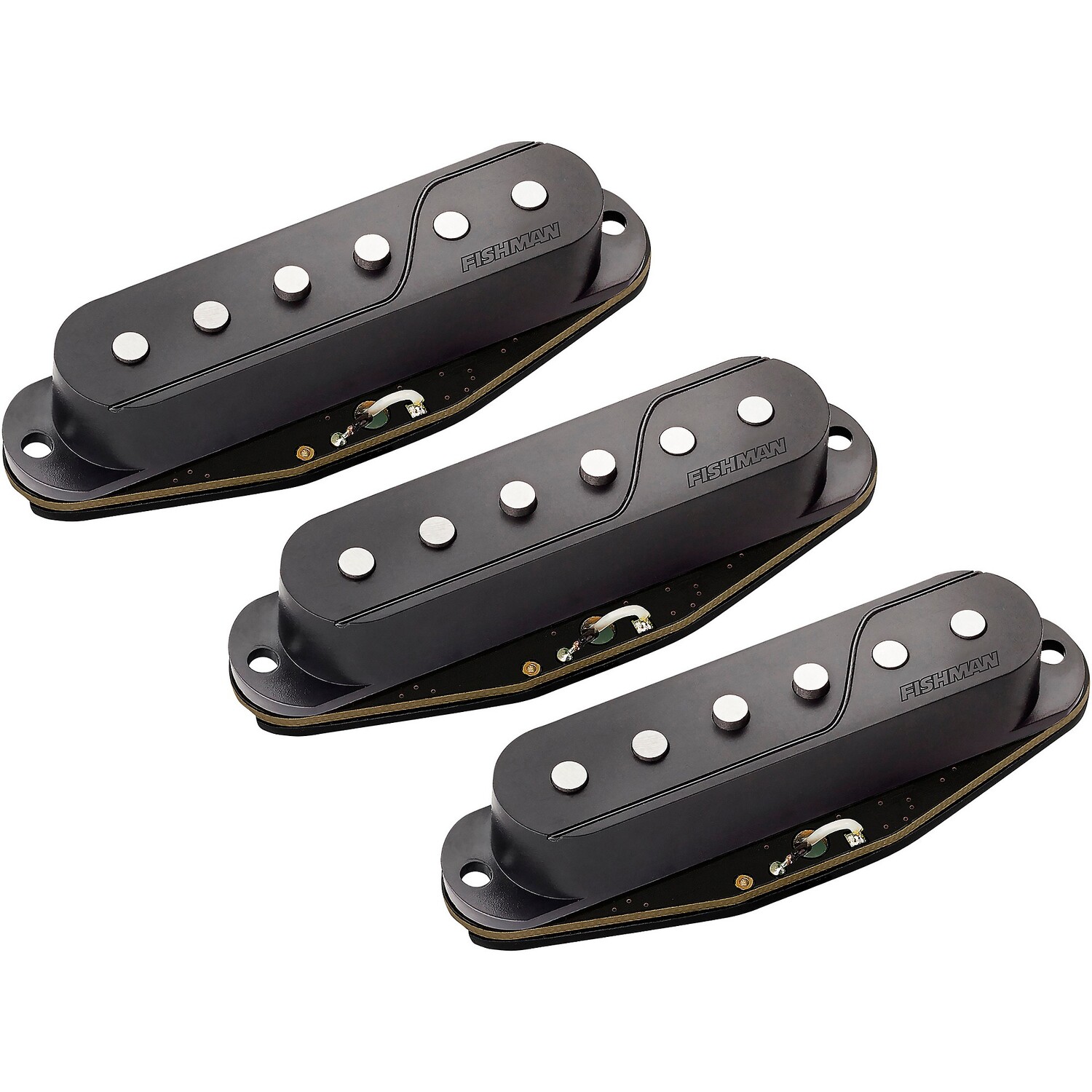 

Набор из 3 звукоснимателей Fluence Single-Width с одной катушкой Fishman, черный