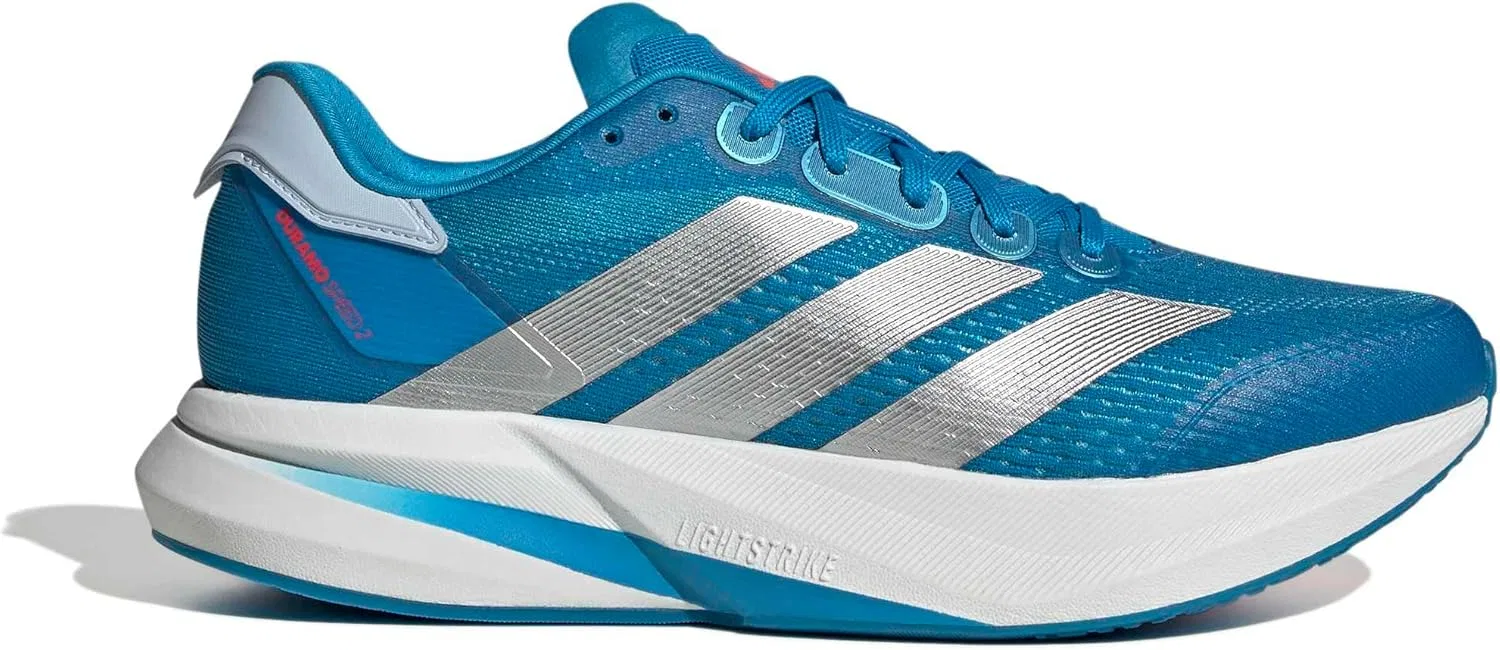 Мужские беговые кроссовки Adidas Duramo Speed ​​2, Solar Blue Silver Met Crystal Sky — фото 2