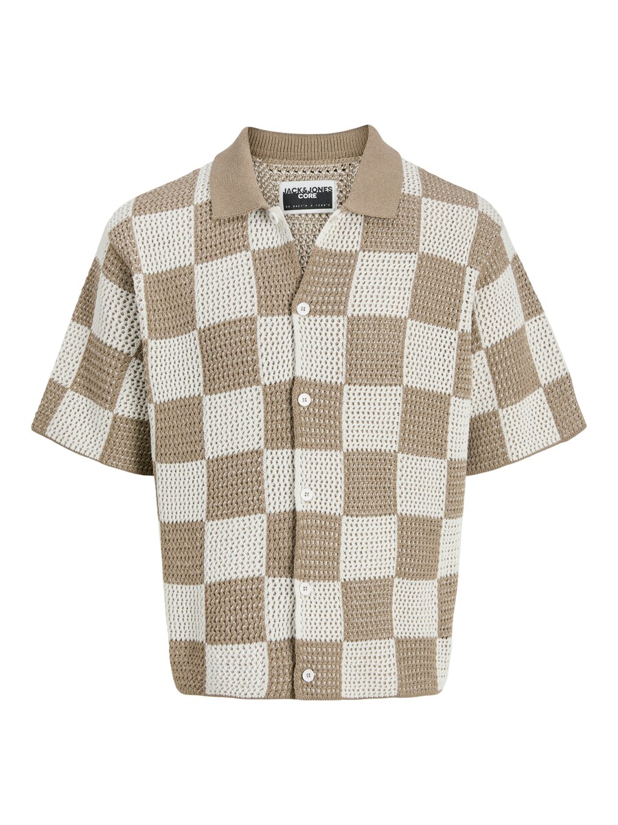

Вязаный кардиган JACK & JONES Jcoathletico, цвет Camel/Dark beige