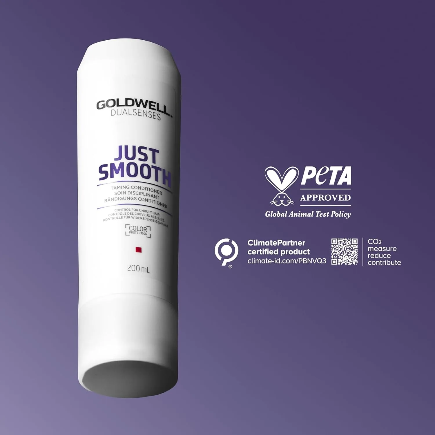 Кондиционер Goldwell Dualsenses Just Smooth Taming против пушистости и для контроля влажности, 1 л — фото 2