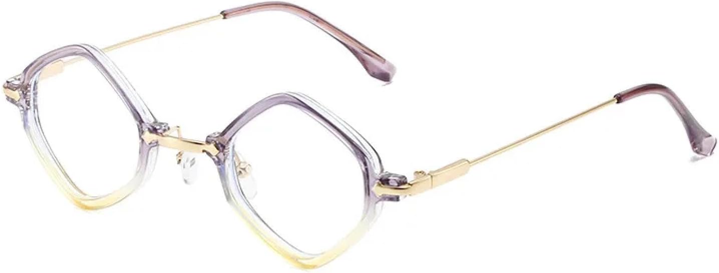 

Солнцезащитные очки неправильной формы для женщин, маленькая оправа, модные очки для мужчин, защита от УФ-излучения UV400, для вождения и путешествий TVTBBVV, Purpleyellow