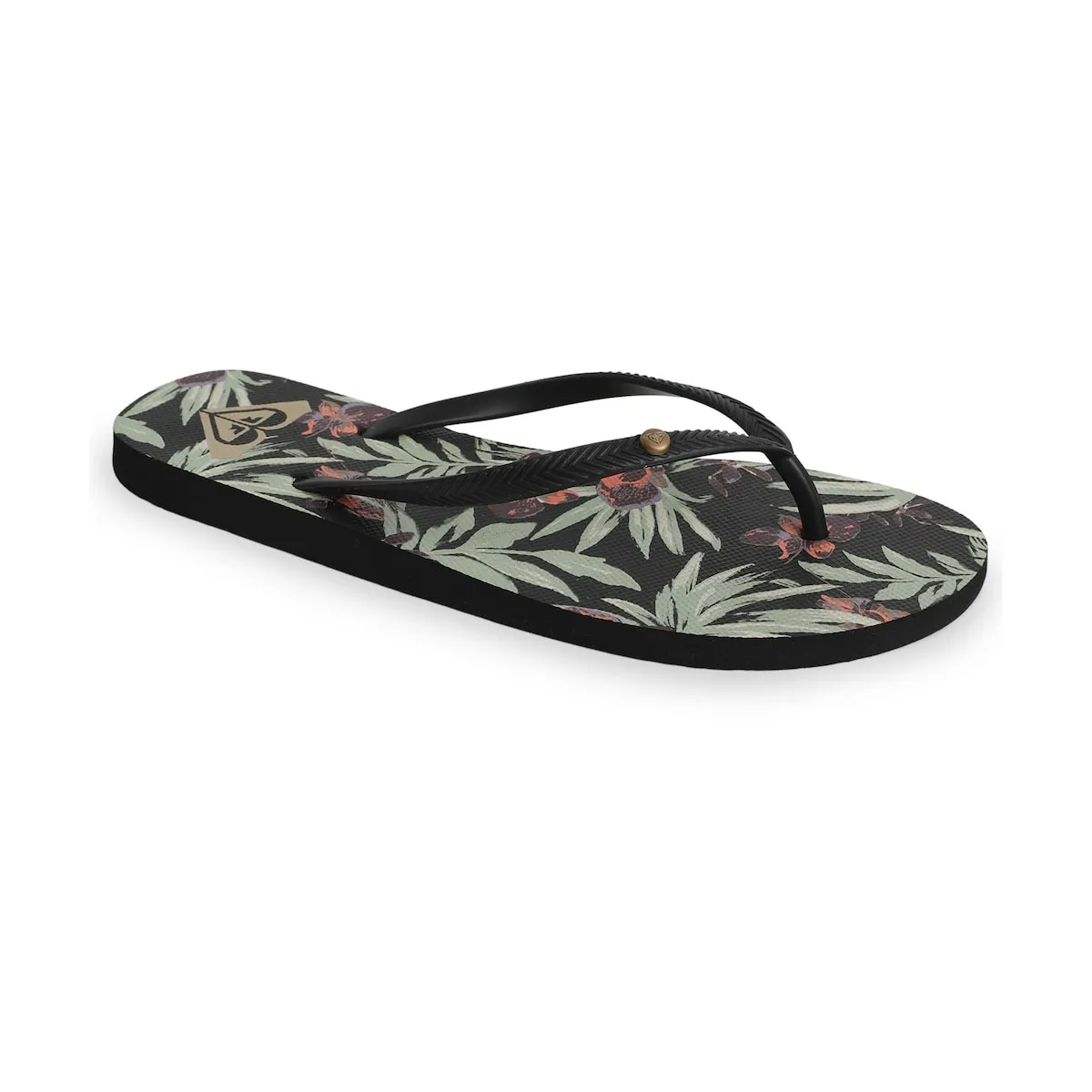 Женские шлепанцы Bermuda Print Roxy, черный