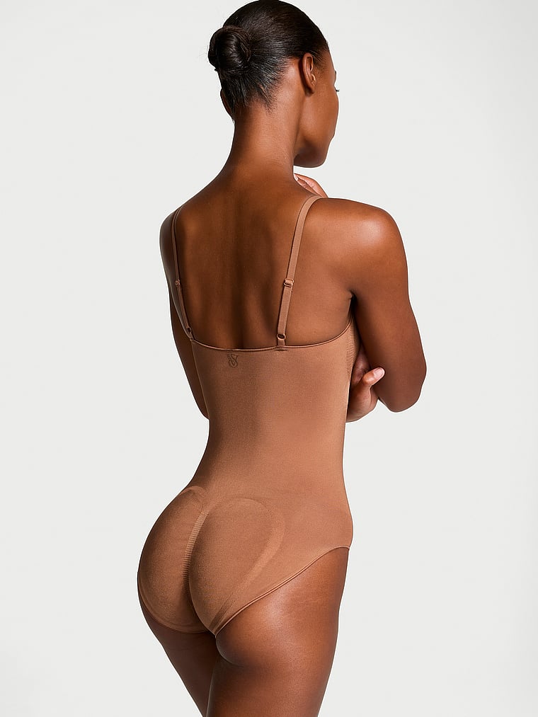 

Корректирующее белье от Victoria Seamless Shaping Bodysuit Victoria'S Secret, коричневый