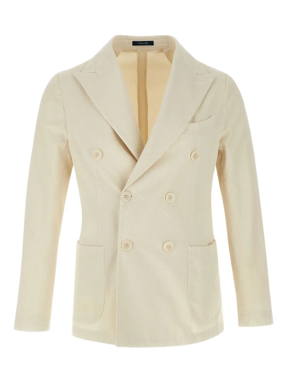 

Двубортный пиджак с заостренными лацканами Marchesani, нейтральный