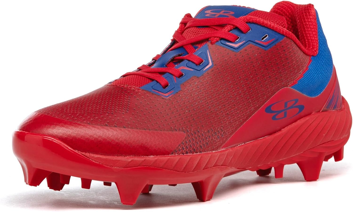 

Футбольные бутсы Boombah Men's Impulse PureKnit Molded - различные цвета - разные размеры, красный/синий