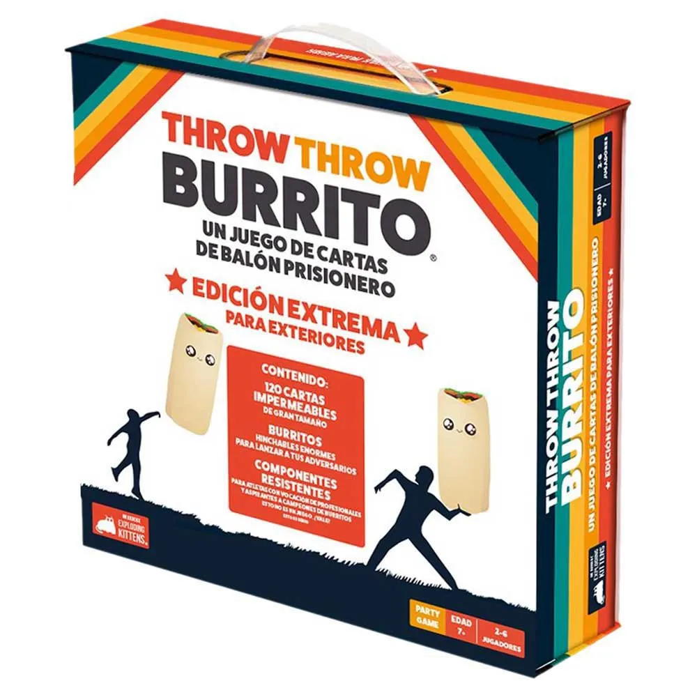 

Детская настольная игра Asmodee Throw Throw Burrito EdiciГіn Extrema Para Exteriores, серебряный