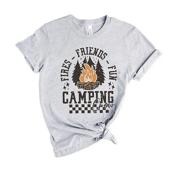 

Футболка с принтом Fires friends fun Simply Sage Market, Heather Grey, Серый, Футболка с принтом Fires friends fun Simply Sage Market, Heather Grey