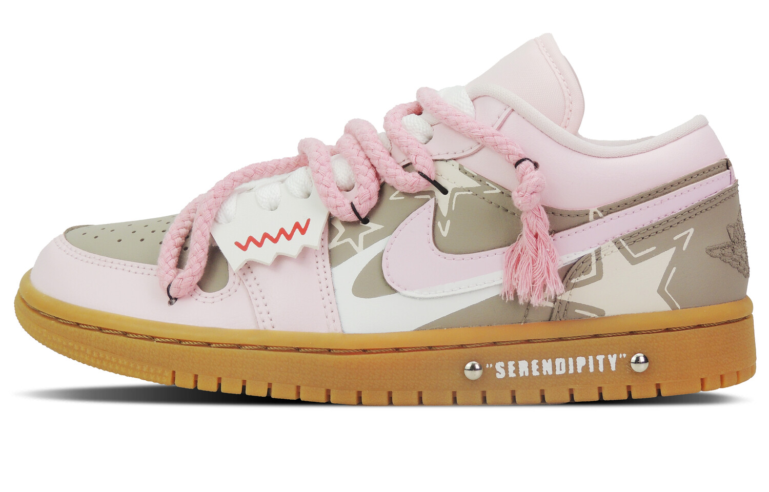 

Баскетбольные кроссовки Air 1 Vintage женские с низким верхом розового цвета Jordan, цвет Tan, Розовый, Баскетбольные кроссовки Air 1 Vintage женские с низким верхом розового цвета Jordan, цвет Tan
