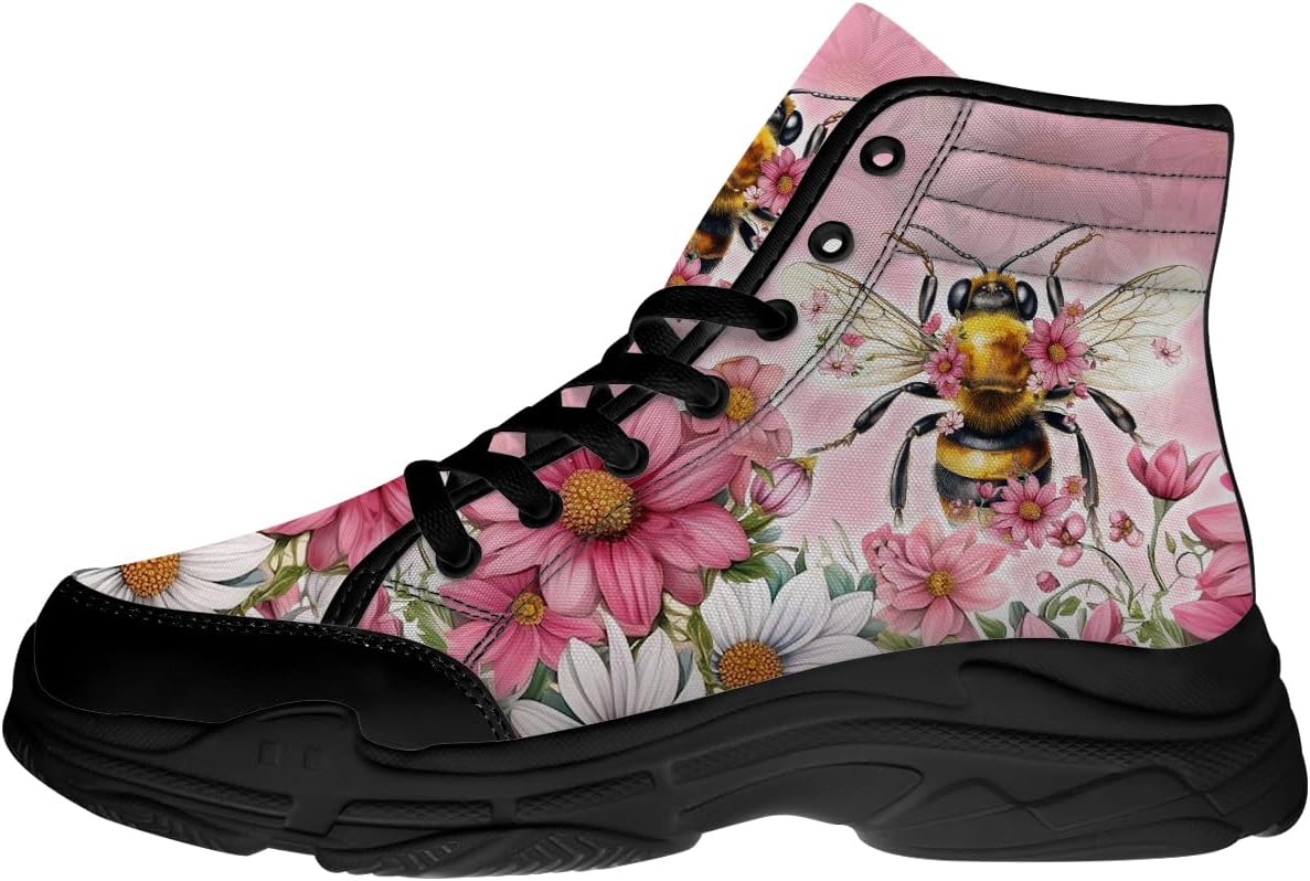 

Кроссовки Quorax Bee для женщин и мужчин, высокие, на шнуровке, из текстиля, подарки для нее и для него, желтый