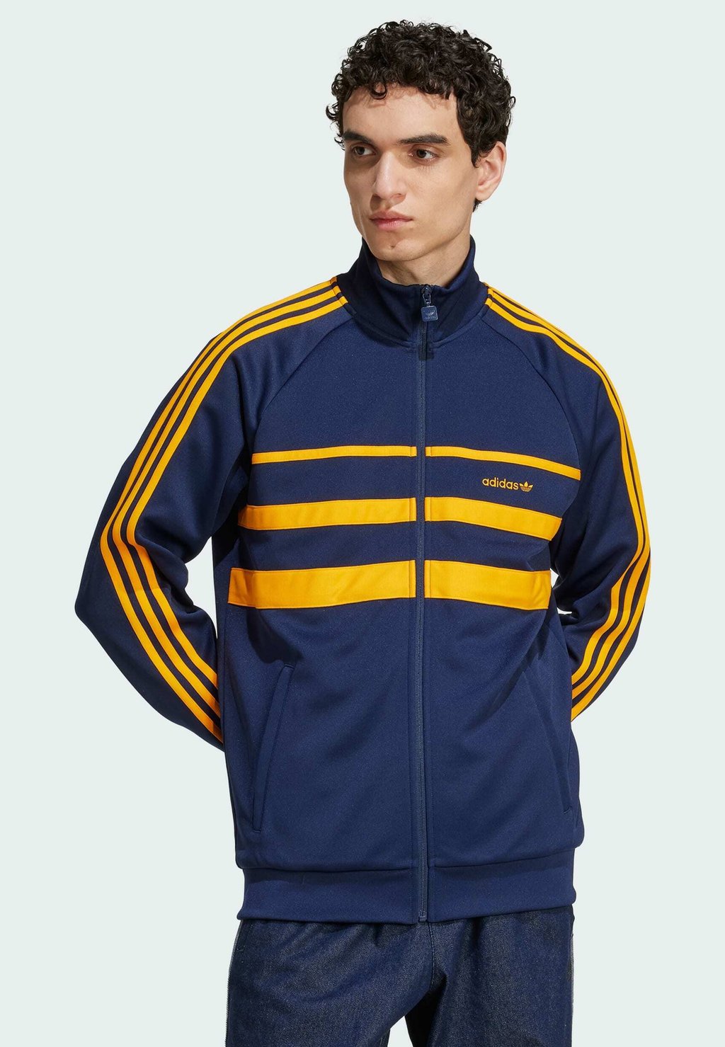 

Тренировочная куртка Adidas Originals, темно-синий