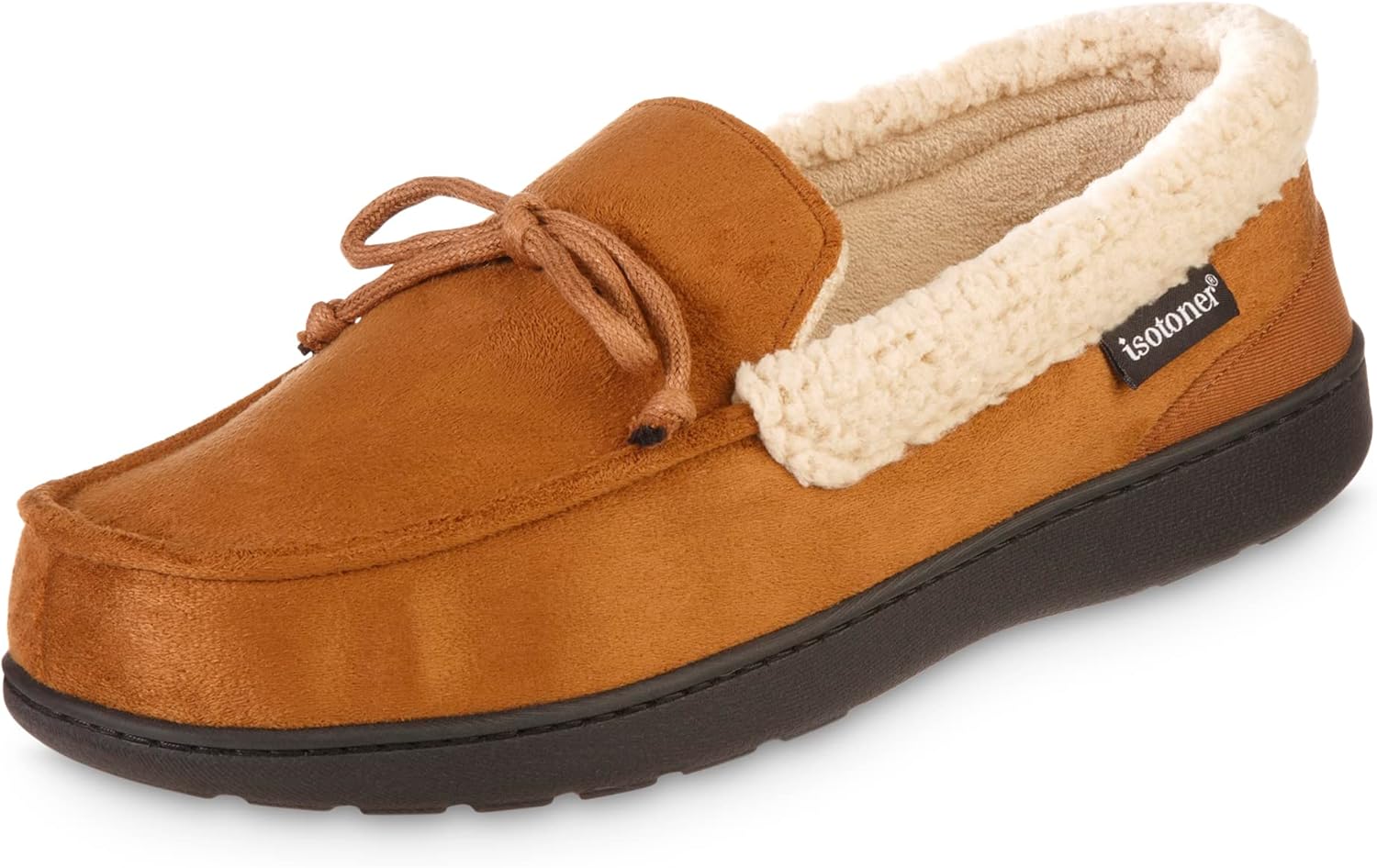 

Мужские тапочки Isotoner Indoor/Outdoor Slip-on Vincent из микрофибры с эффектом памяти, Cognac