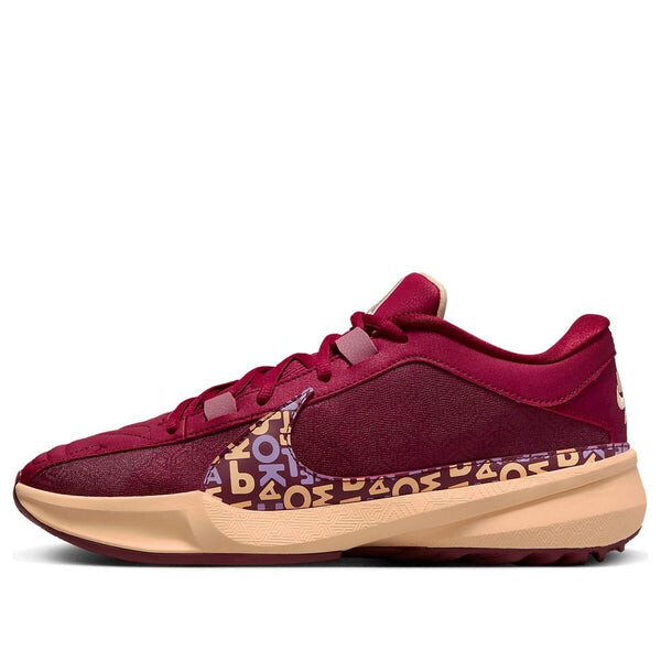 

Кроссовки zoom freak 5 'alphabet bros' Nike, красный