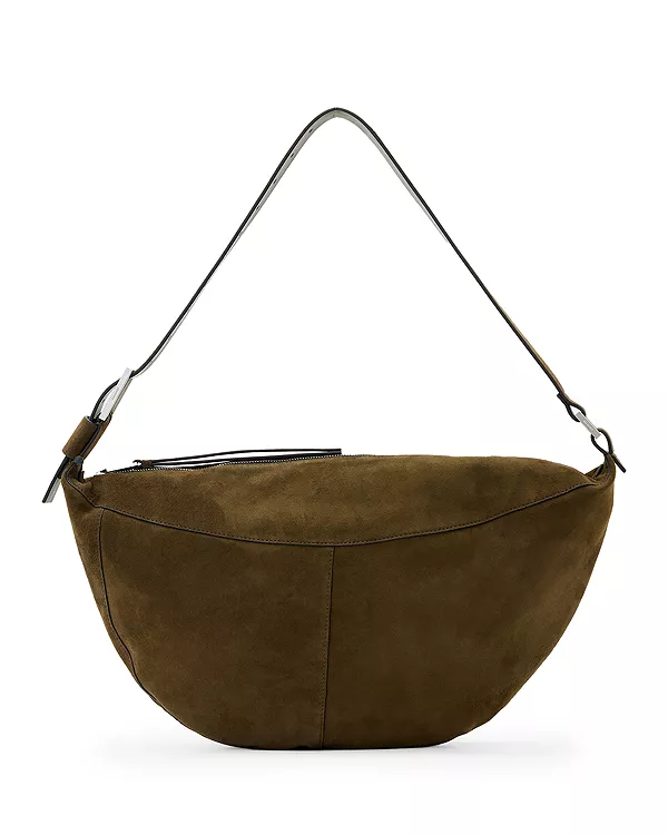 

Сумка через плечо Luna из замши Allsaints, коричневый