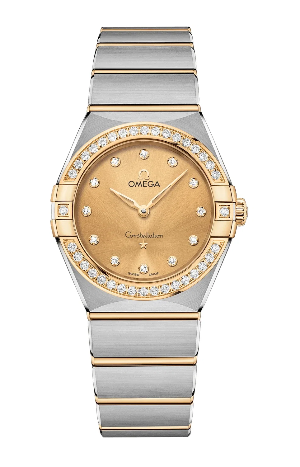 Констеллейшн Манхэттен Кварц 28 мм - 131.25.28.60.58.001 OMEGA, серебряный