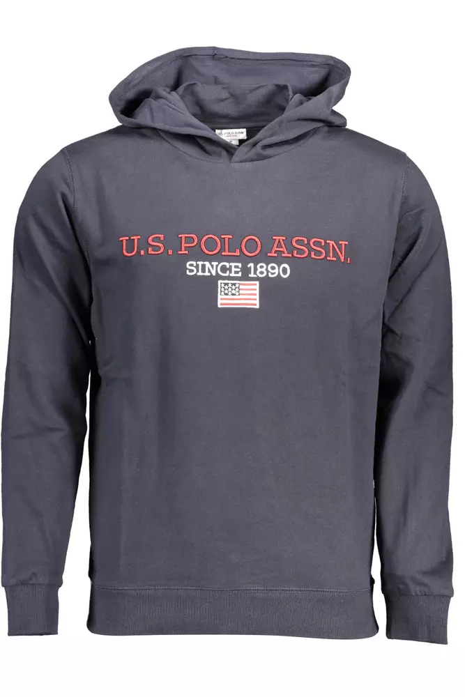 

Синий хлопковый мужской свитер U.S. Polo Assn.