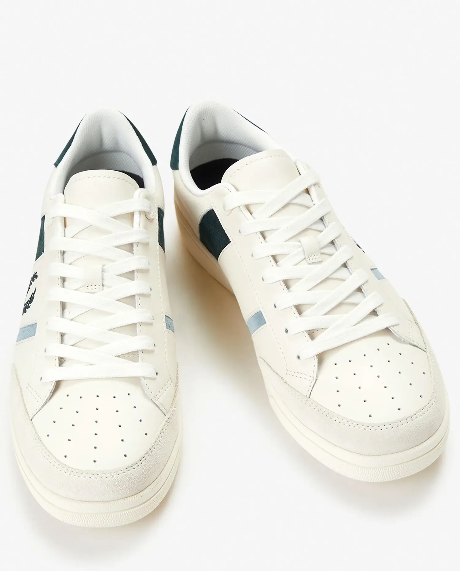 Мужские спортивные кроссовки B725 с логотипом и шнурками Fred Perry, Blanco Roto — фото 2