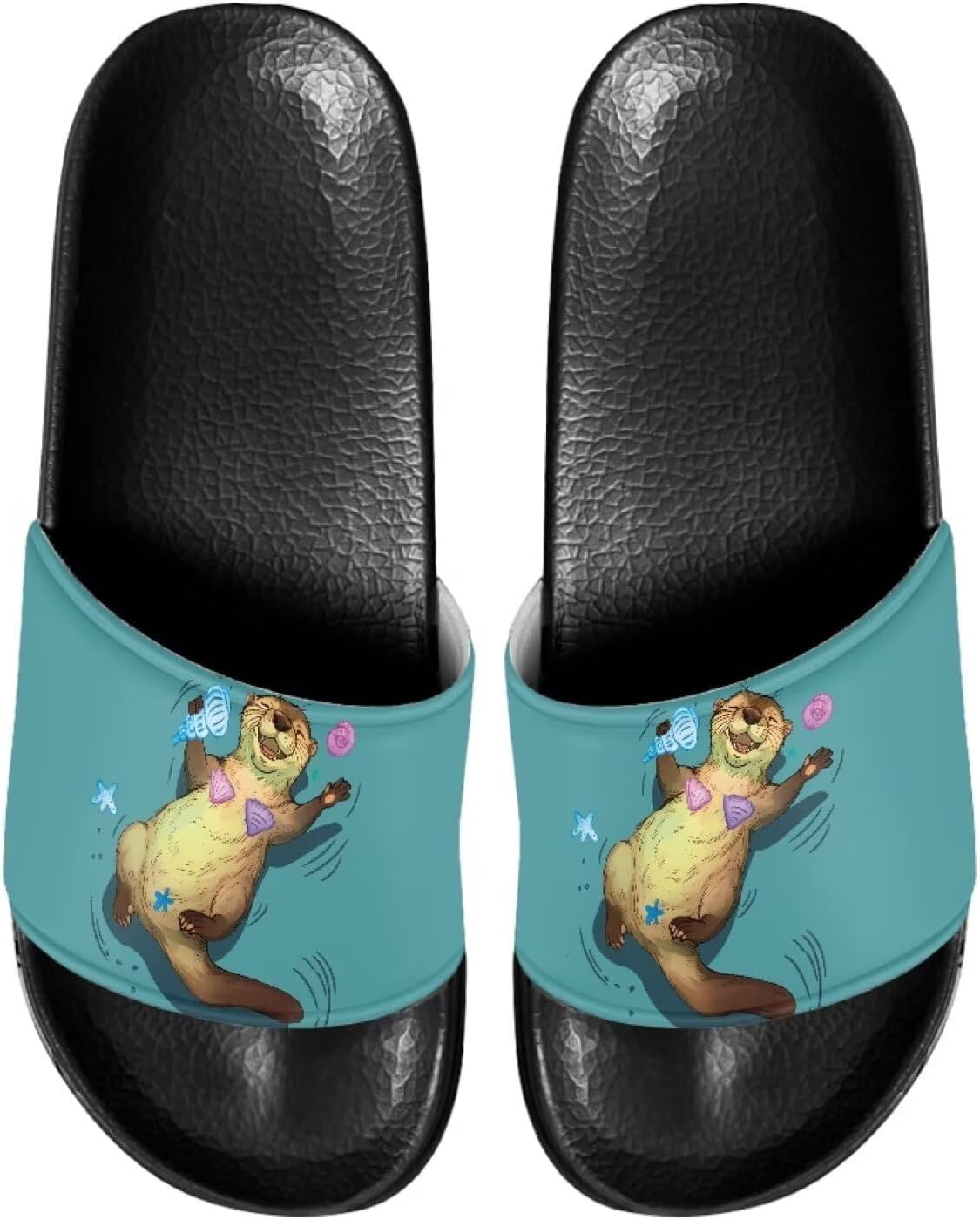 

Женские сандалии JUDENTIDOS с необычным дизайном, сандалии с мягкой подошвой, открытым носком, противоскользящие, на одной полоске, Funny Otter