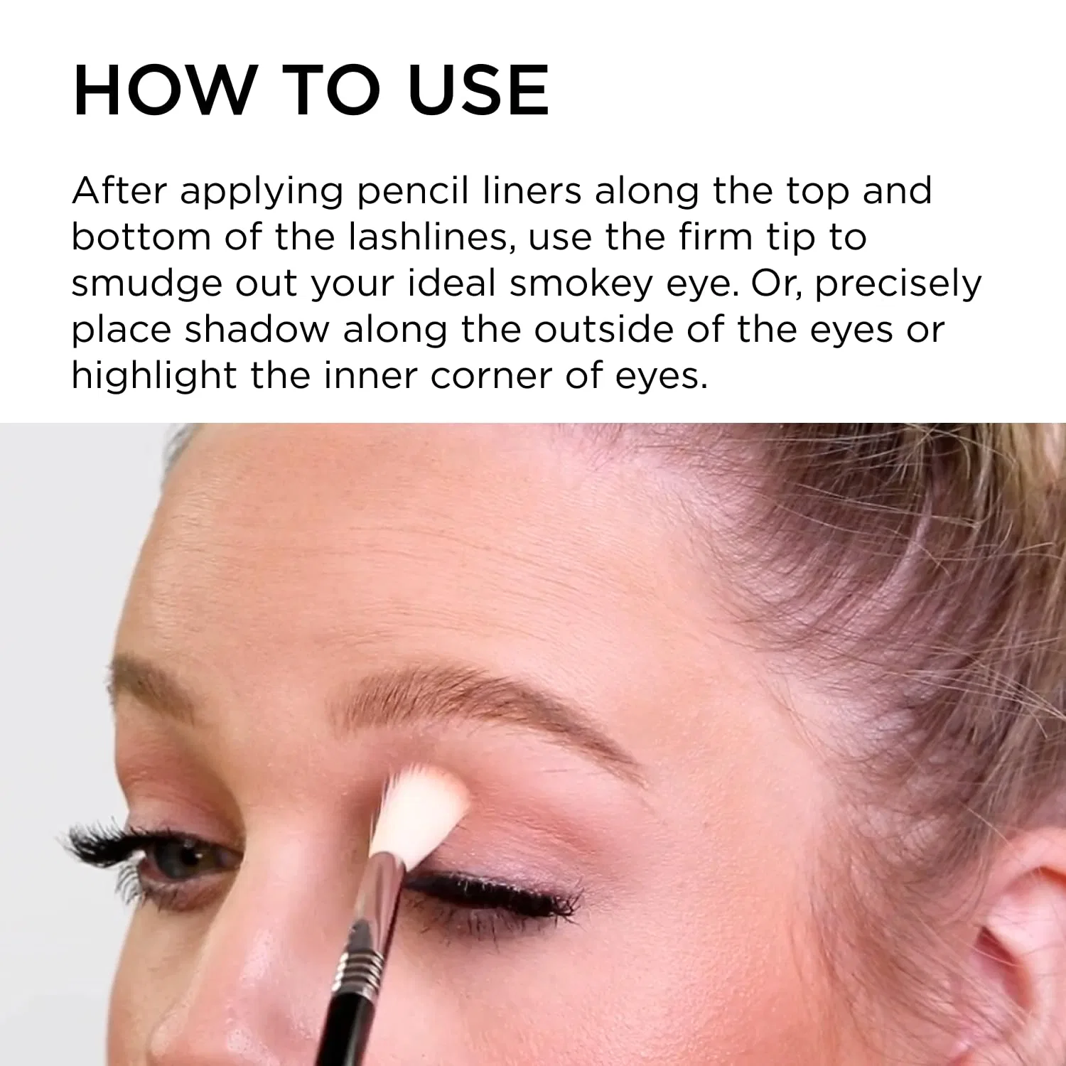 Кисть для растушевки теней «Angled E35 Tapered Blending» от Sigma Panel Sigma Beauty — фото 4