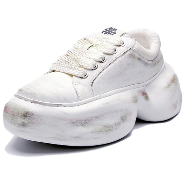 

ZUOSAISI Абразивостойкие дышащие легкие низкие массивные кроссовки с эффектом увеличения роста мужские белые, цвет White