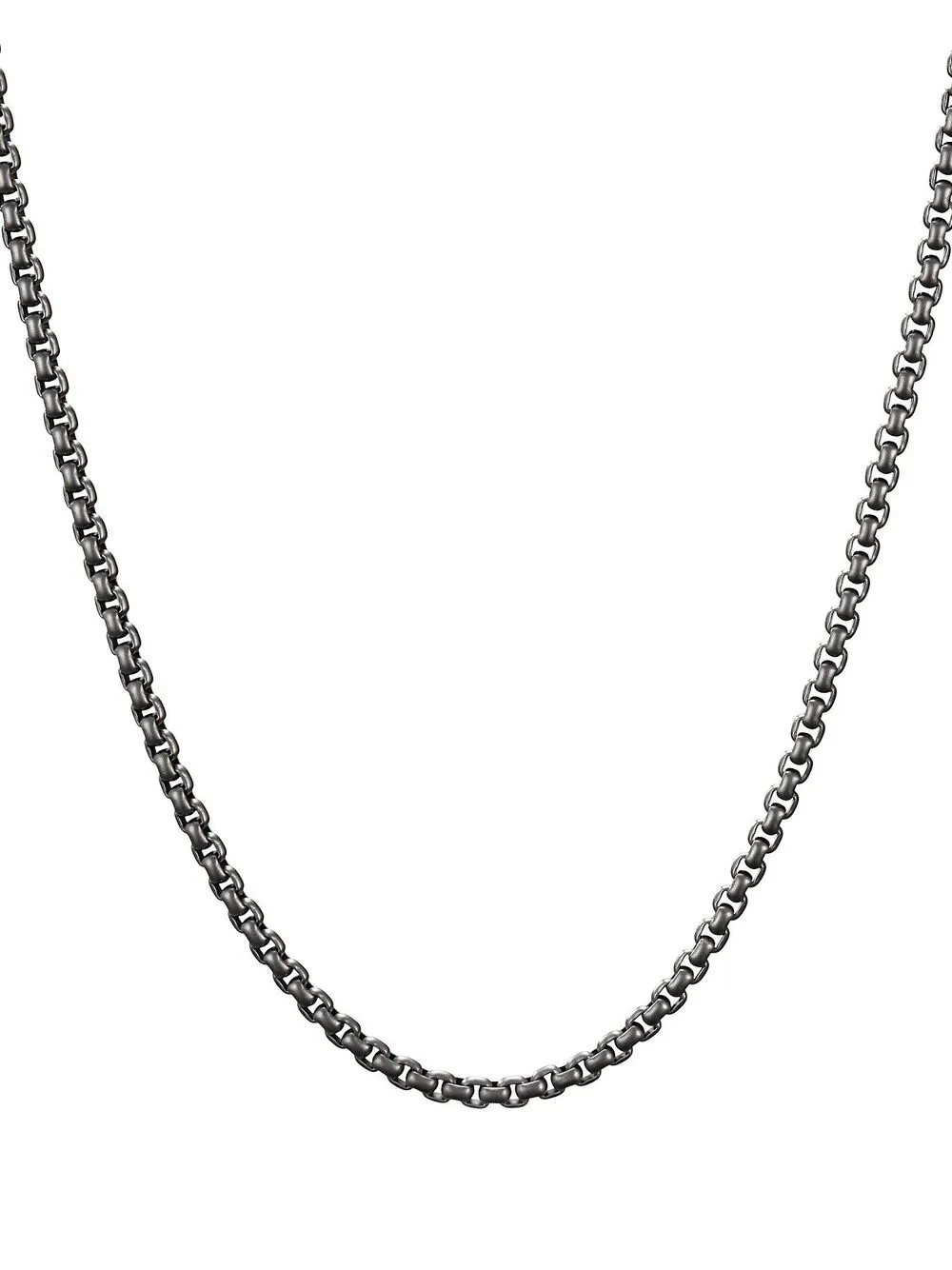 

Колье Box Chain (2.7 мм) David Yurman, серебяный