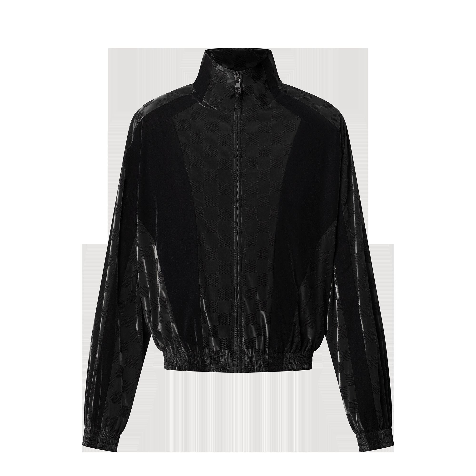 

Куртка спортивного костюма Damier Technical с флокированным узором Louis Vuitton, черный