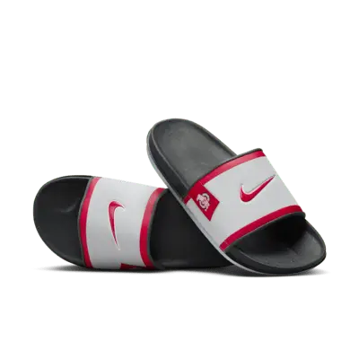 

Шлепанцы Nike College Offcourt (Ohio State) Slides, цвет Wolf Grey/Dark Smoke Grey/University Red
