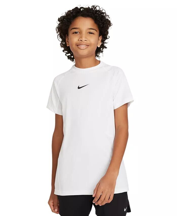 

Эластичная футболка Big Boys Pro Dri-FIT Performance Nike, черный
